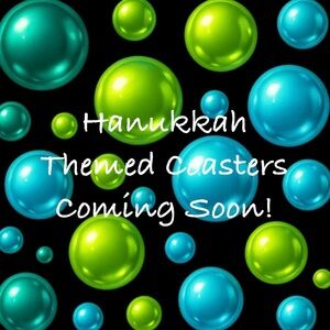 Hanukkah Themed Coasters